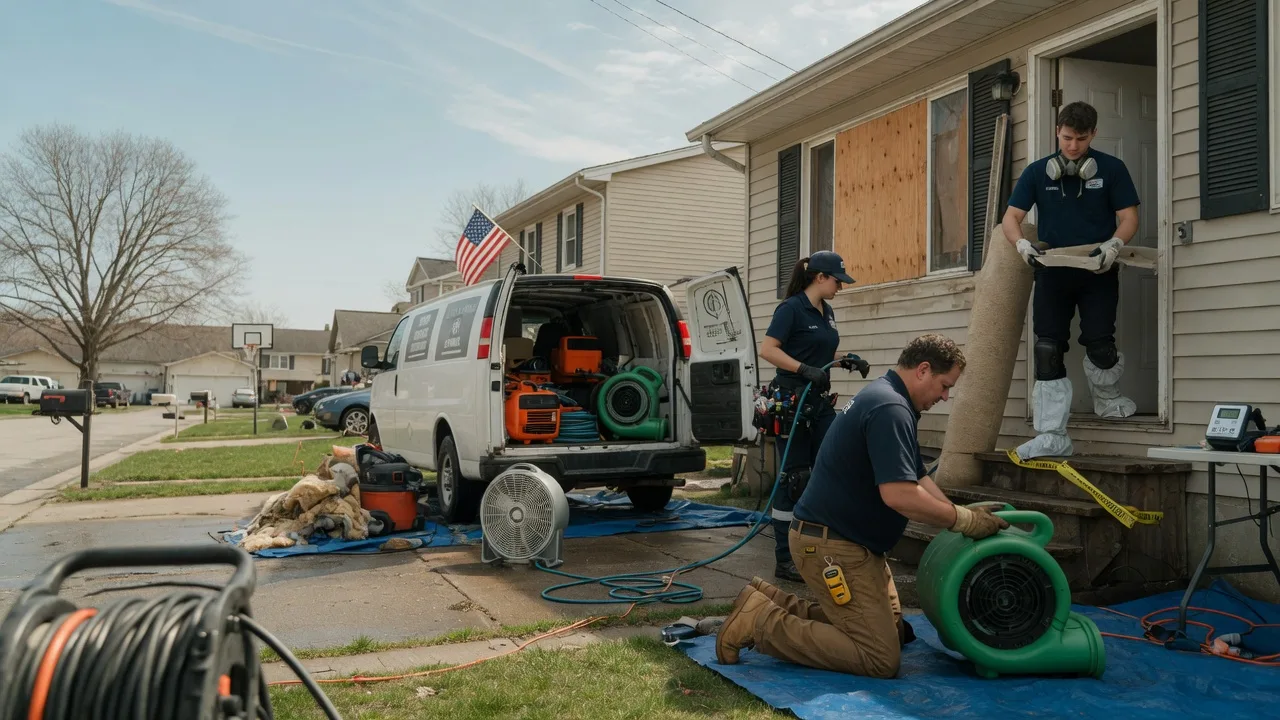 Water Damage Restoration in Potomac, IL near me